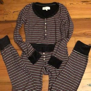 Victoria’s Secret Henley Thermal Pajamas S